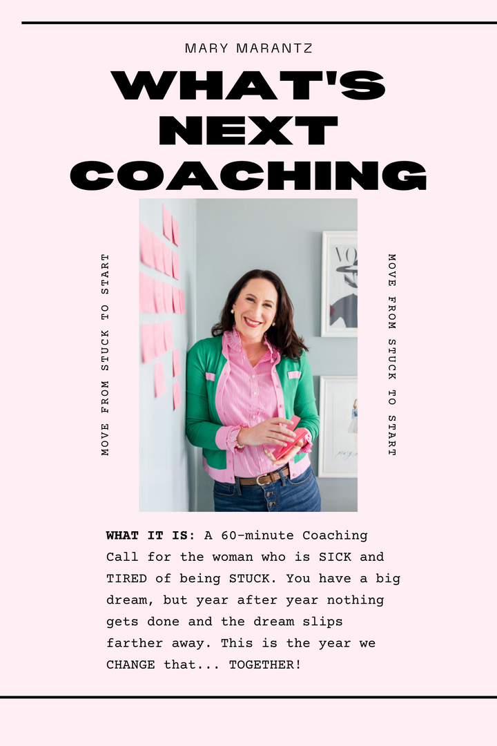 MM COACHING- WHAT'S NEXT SESSIONS (60 MIN CALL)