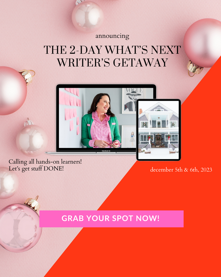MM 2-Day What's Next Writer's Getaway - Payment Plan 6mo