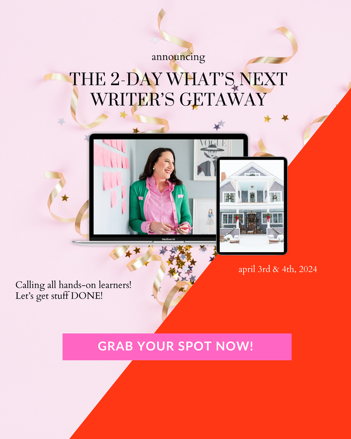 MM 2-Day What's Next Writer's Getaway - Payment Plan